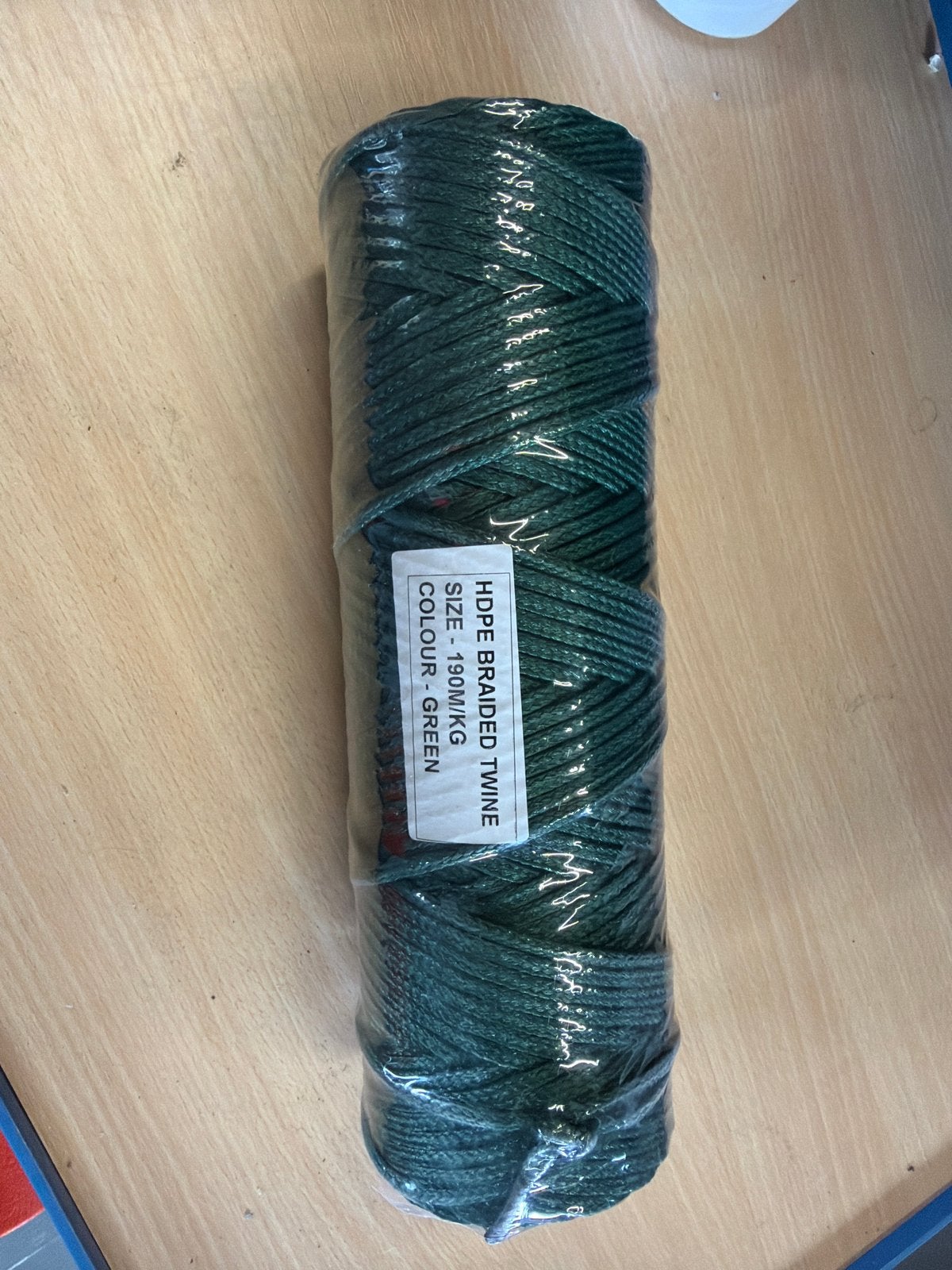 HDPE Gevlochten Touw - Groen, 190M/KG, Nieuw, Ophalen of Verzenden, Nvt, Nvt