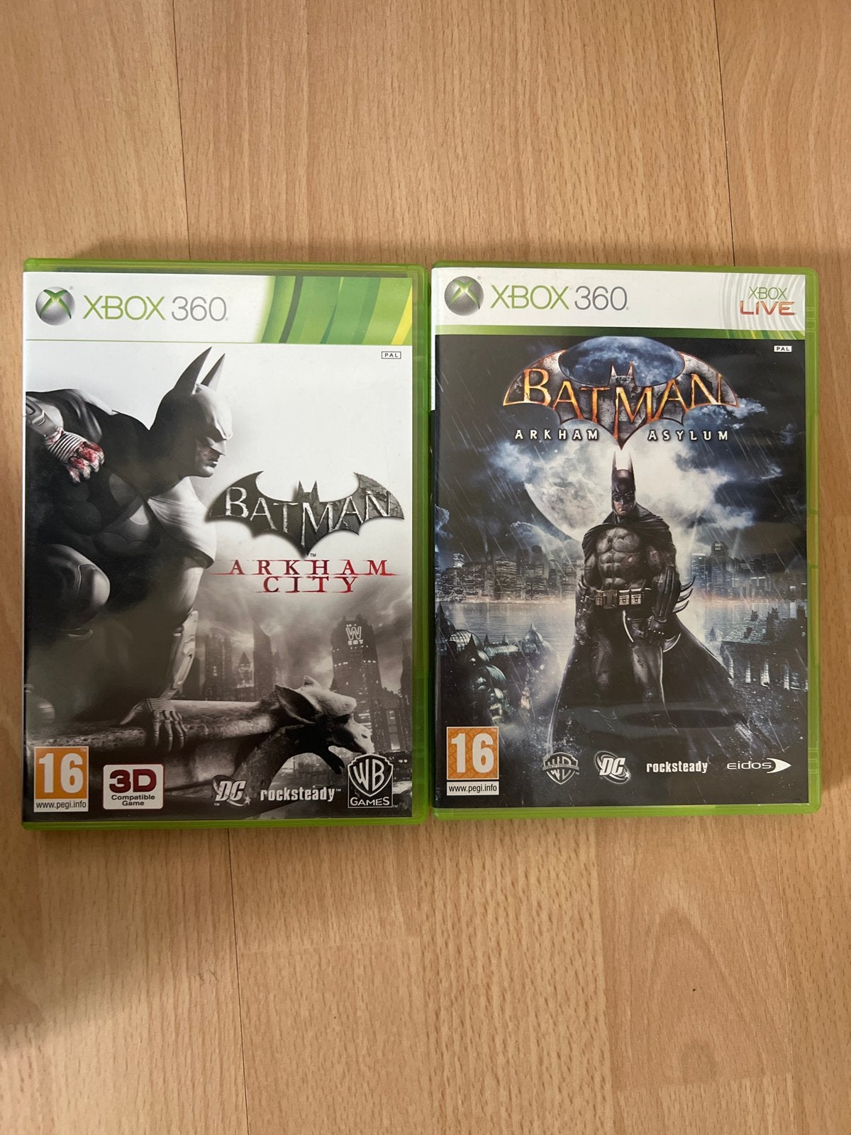 Batman Arkham City & Arkham Asylum Xbox 360 games, Avontuur en Actie, Gebruikt, 1 speler, Ophalen of Verzenden