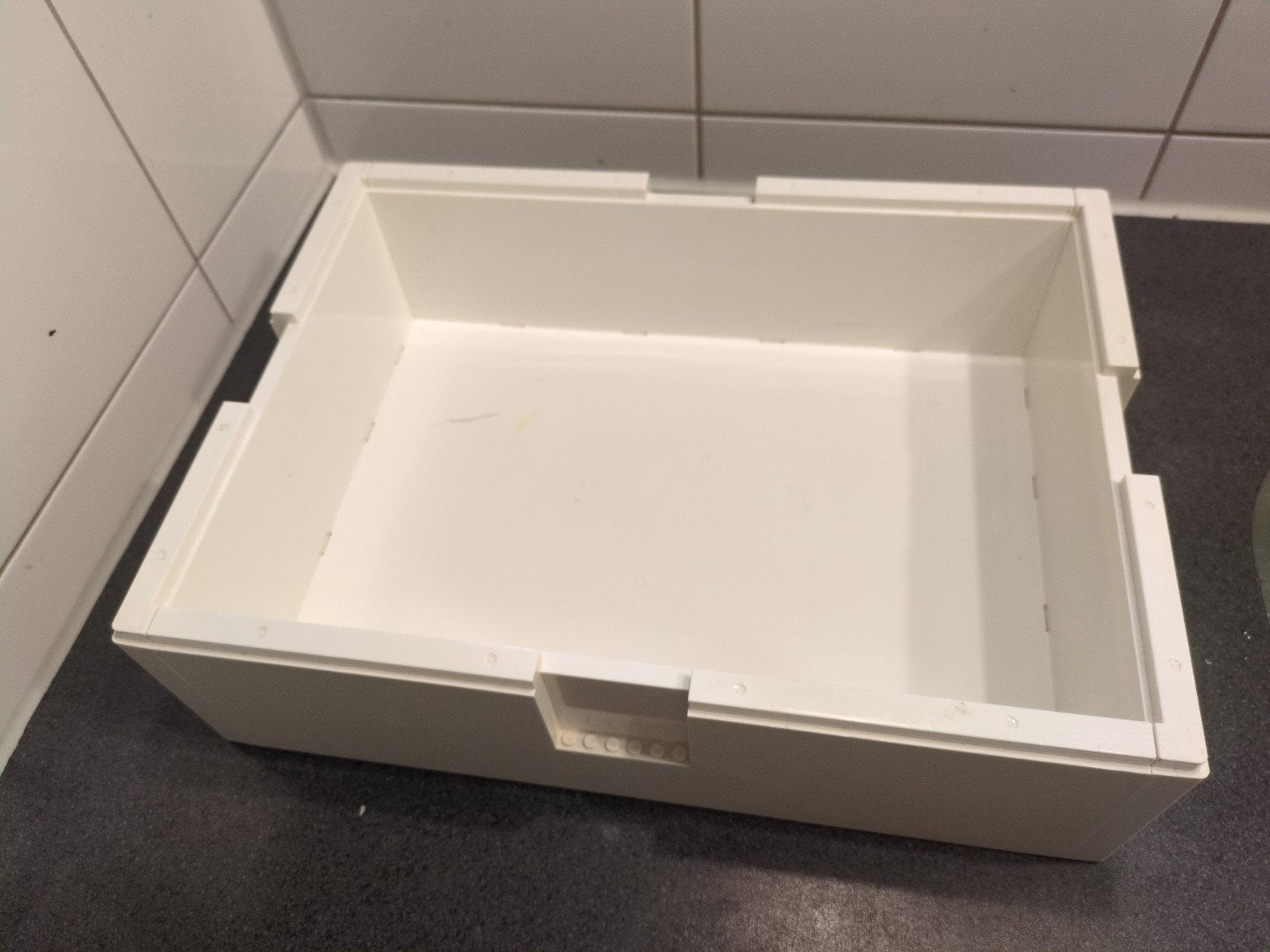 IKEA Bygglek LEGO opbergdoos wit - Groot formaat, Ophalen of Verzenden, Gebruikt, Overige merken