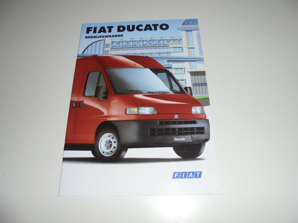 brochure Fiat Ducato bedrijfswagens modellen 1998, Boeken, Ophalen of Verzenden, Nieuw, Overige merken