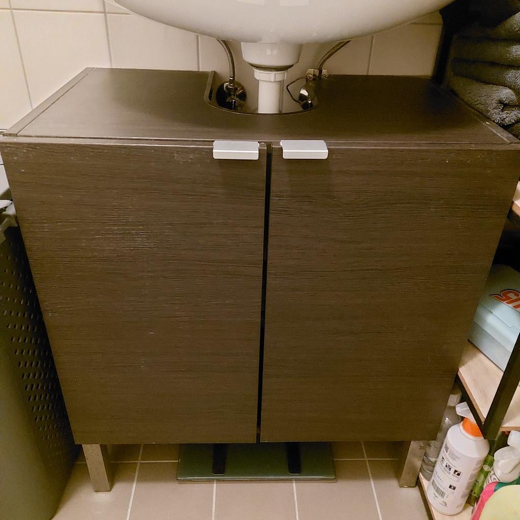 Badkamerkast voor onder wastafel, Huis en Inrichting, Badkamer | Badkamermeubels, Ophalen, (Half)hoge kast, Minder dan 50 cm, Zo goed als nieuw