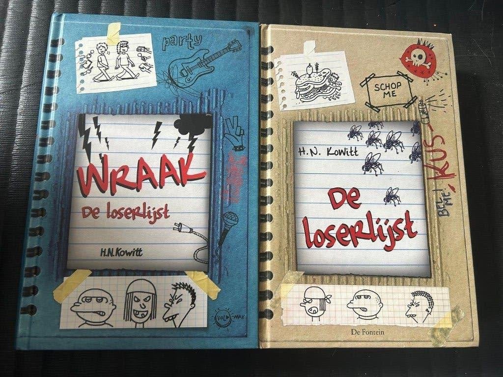 De loserlijst - 2 boeken, Boeken, Ophalen of Verzenden, Zo goed als nieuw, H.N.Kowitt