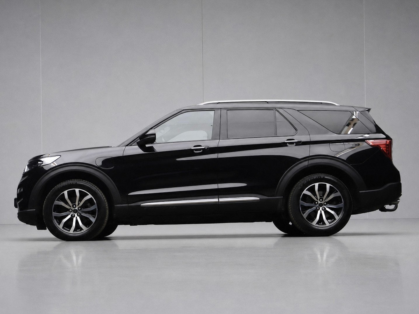 Ford Explorer 3.0 V6 EcoBoost PHEV ST-Line 7P Sport (PANORAM, Automaat, Adaptive Cruise Control, Zwart, Leder