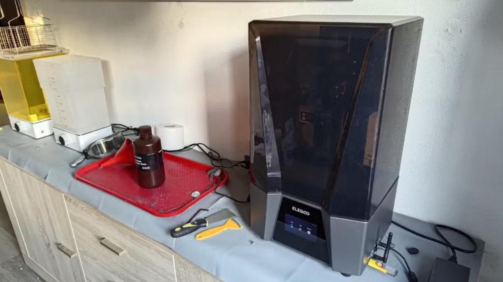Elegoo Saturn 3 Ultra 3D Printer Complete Set - ZGAN, Ingebouwde Wi-Fi, Elegoo, Ophalen of Verzenden, Resin/Hars
