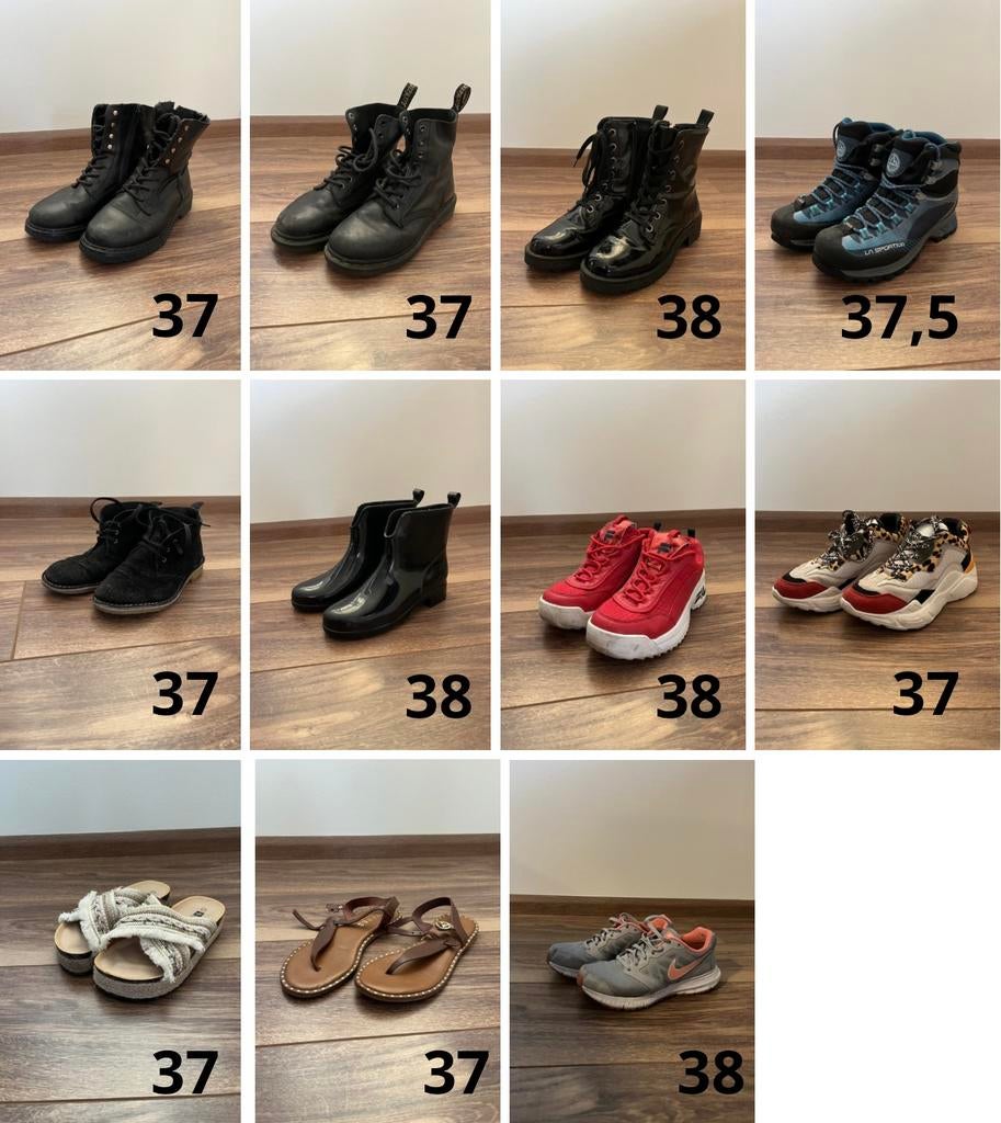 Damesschoenen 11x, Kleding | Dames, Schoenen, Gedragen, Overige typen, Zwart, Ophalen