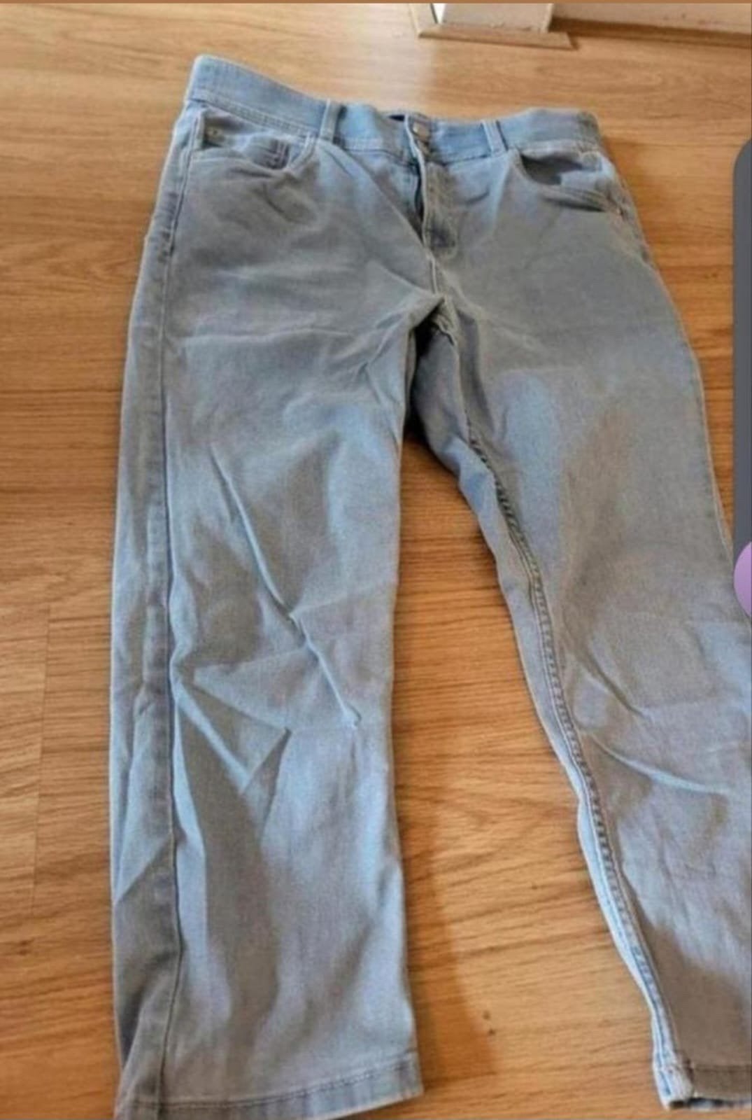 Capri broek Maat 46 ms mode, Kleding | Dames, Spijkerbroeken en Jeans, Ophalen of Verzenden, Zo goed als nieuw, Blauw, Overige jeansmaten