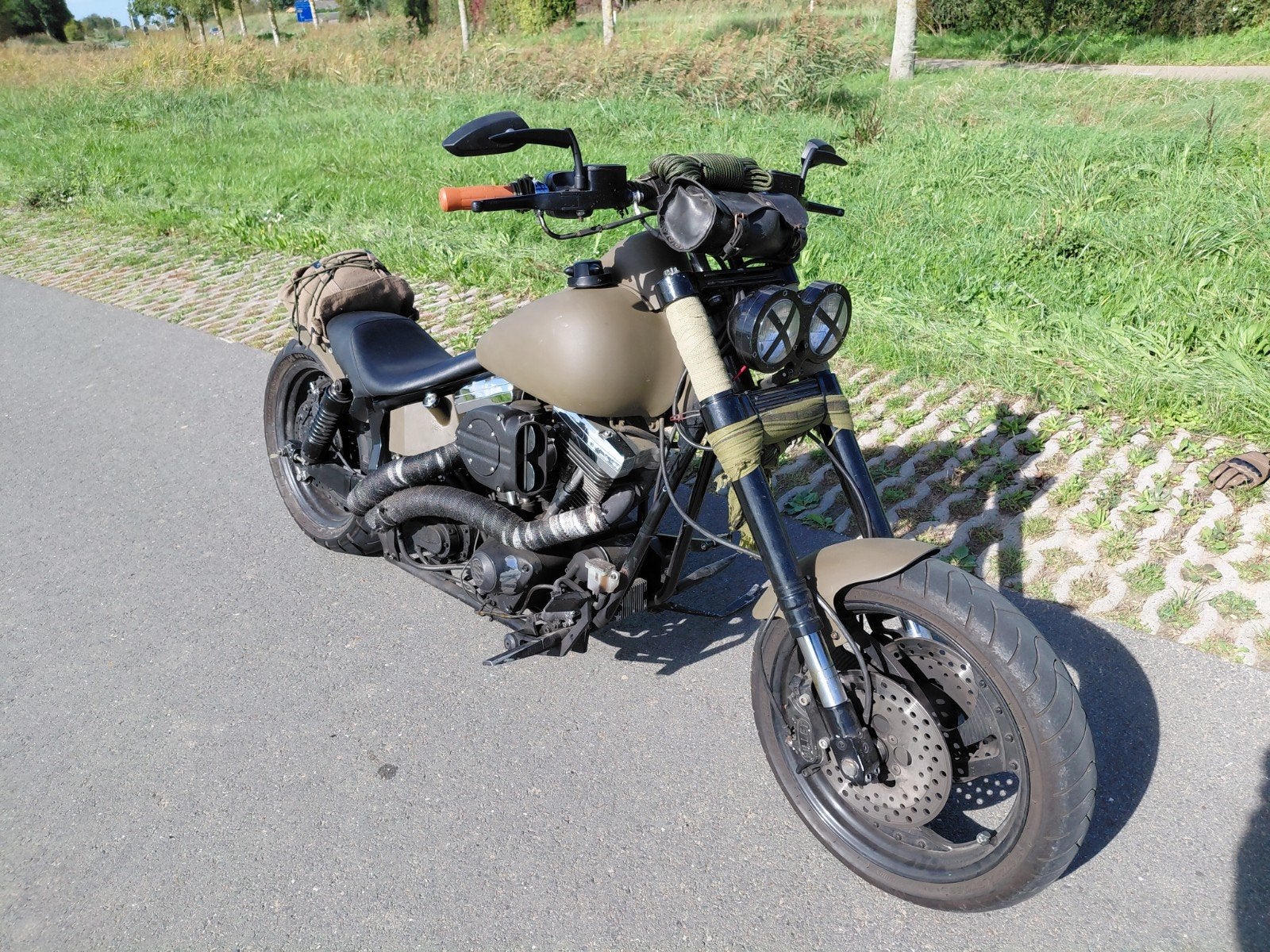Harley Davidson Evo oldtimer bobber chopper, Particulier, Chopper