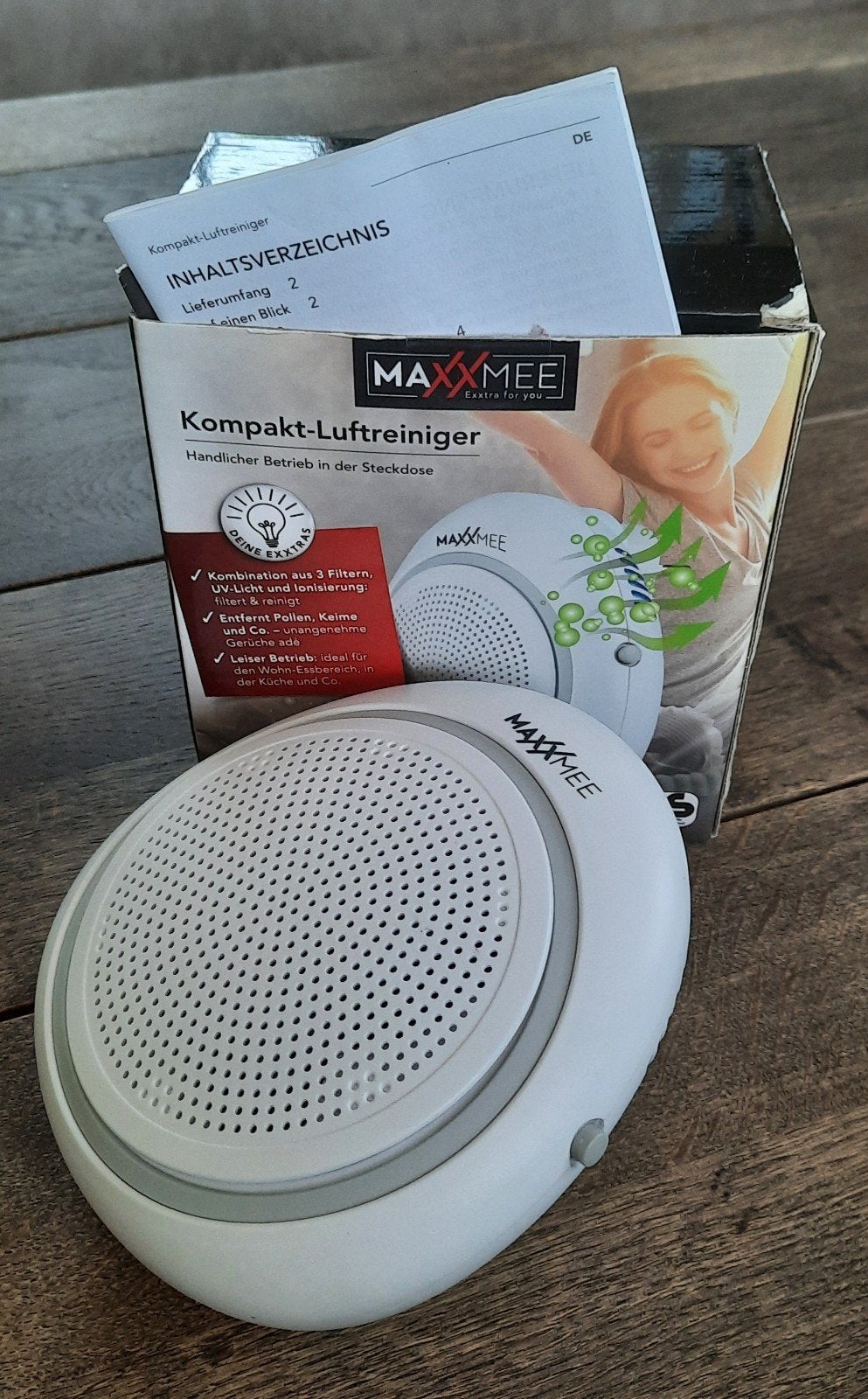 MAXXMEE Compacte Luchtreiniger - Nieuw in doos, Ophalen of Verzenden