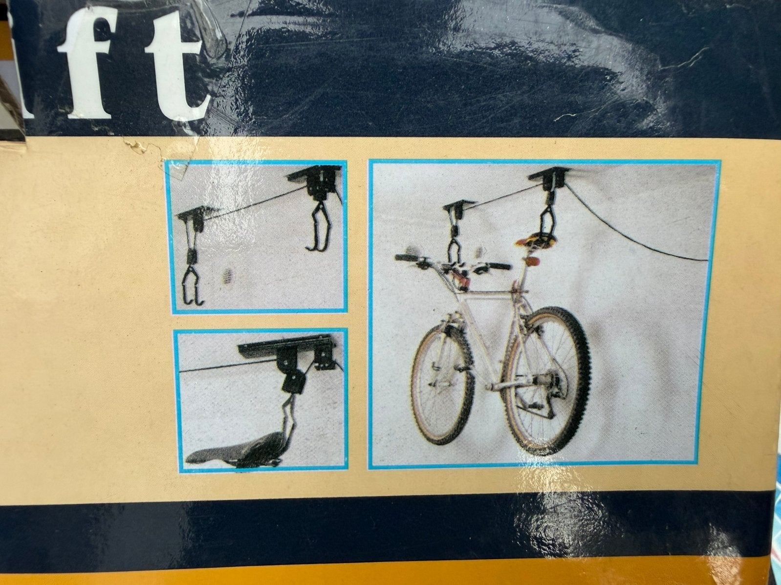 Fietslift om fiets op te hangen, 2 stuks in goede staat, Ophalen, Zo goed als nieuw