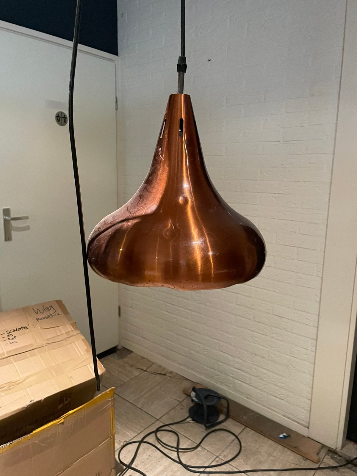 Biljart lampen , koper 15 stuks, Ophalen of Verzenden, Zo goed als nieuw, Minder dan 100 cm