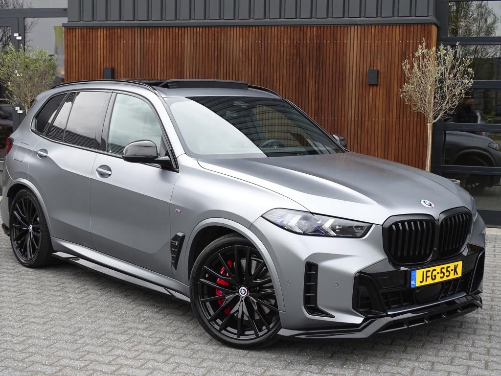 BMW X5 50e 490PK X-Drive M- Individual / Frozen Grey / Carbo, Auto's, Gebruikt, 2395 kg, Adaptive Cruise Control, Leder