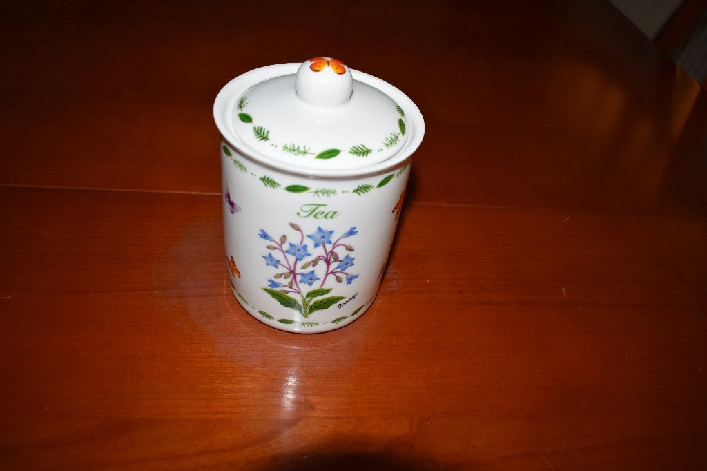 Voorraadpot Thee Butterfly Meadow servies, Info@detagrijn.com, Overige typen, Nieuw, Ophalen of Verzenden