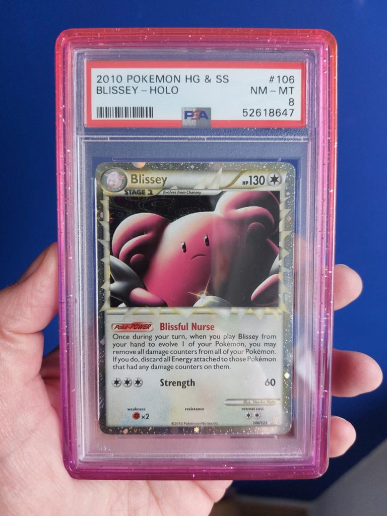 Pokemon Blissey holo (Prime) #106 PSA 8, Ophalen of Verzenden, Zo goed als nieuw