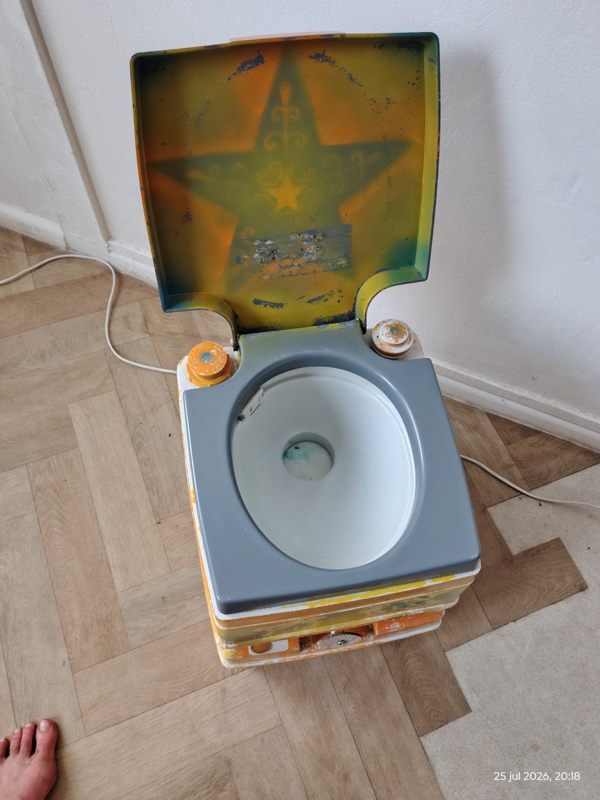 Porta Potti, toilet verbouwing, kinder wc + vloeistof blauw., Ophalen, Gebruikt, Toilet