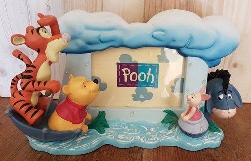 Disney / Winnie the Pooh fotolijst z.g.a.n., Ophalen of Verzenden, Winnie de Poeh of vrienden, Zo goed als nieuw, Beeldje of Figuurtje