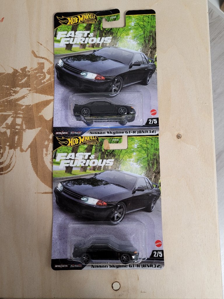 Hot wheels nissan skyline GT-R ( BNR32 ) fast & furious, Ophalen of Verzenden, Nieuw, Auto