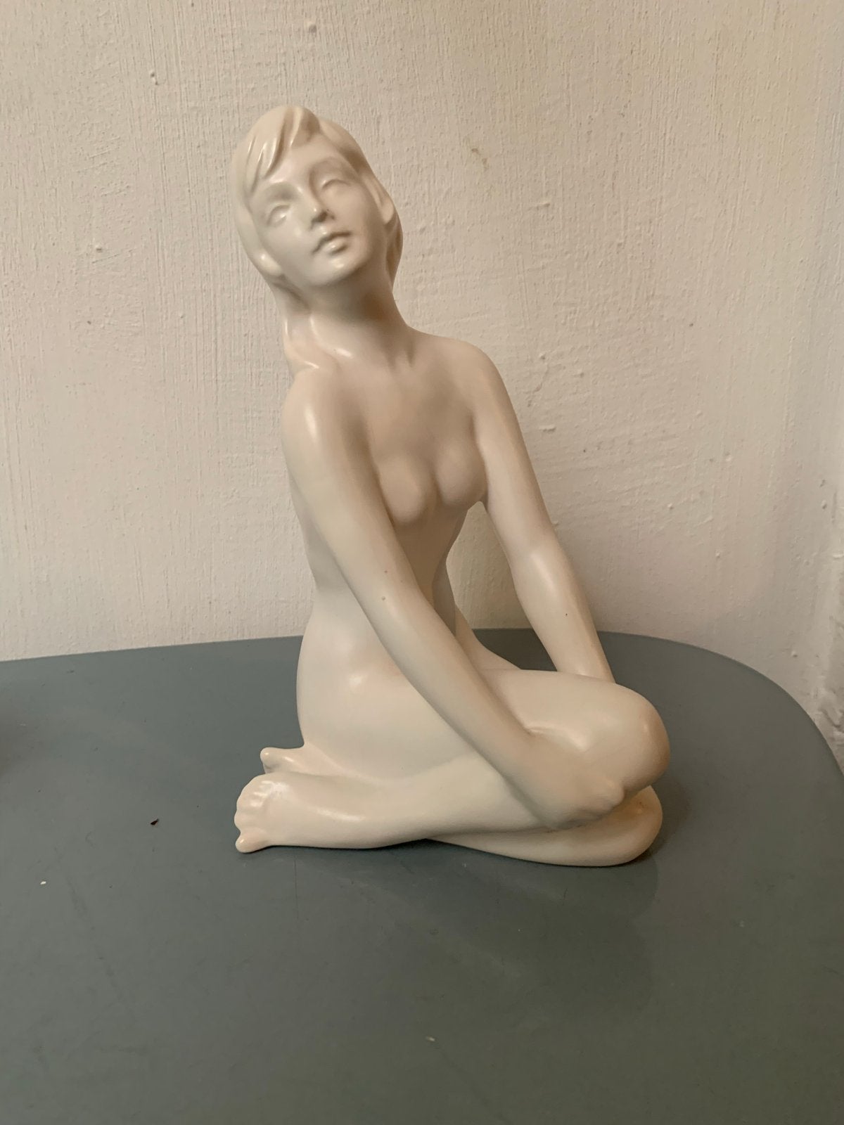 Flora Keramiek Gouda Beeldje - Naakte Vrouw - Mint Staat, Ophalen of Verzenden