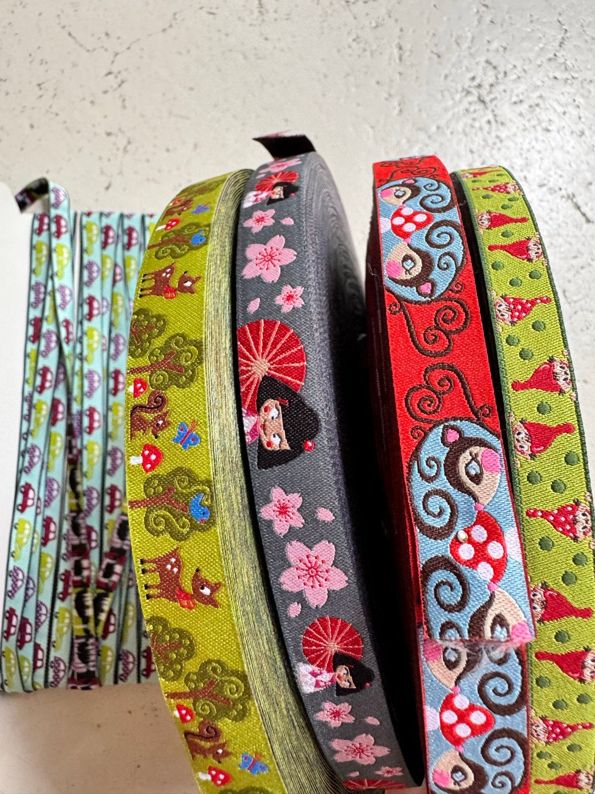 Decoratief lint met diverse patronen, Ophalen of Verzenden, Nieuw, Lint, Band of Elastiek