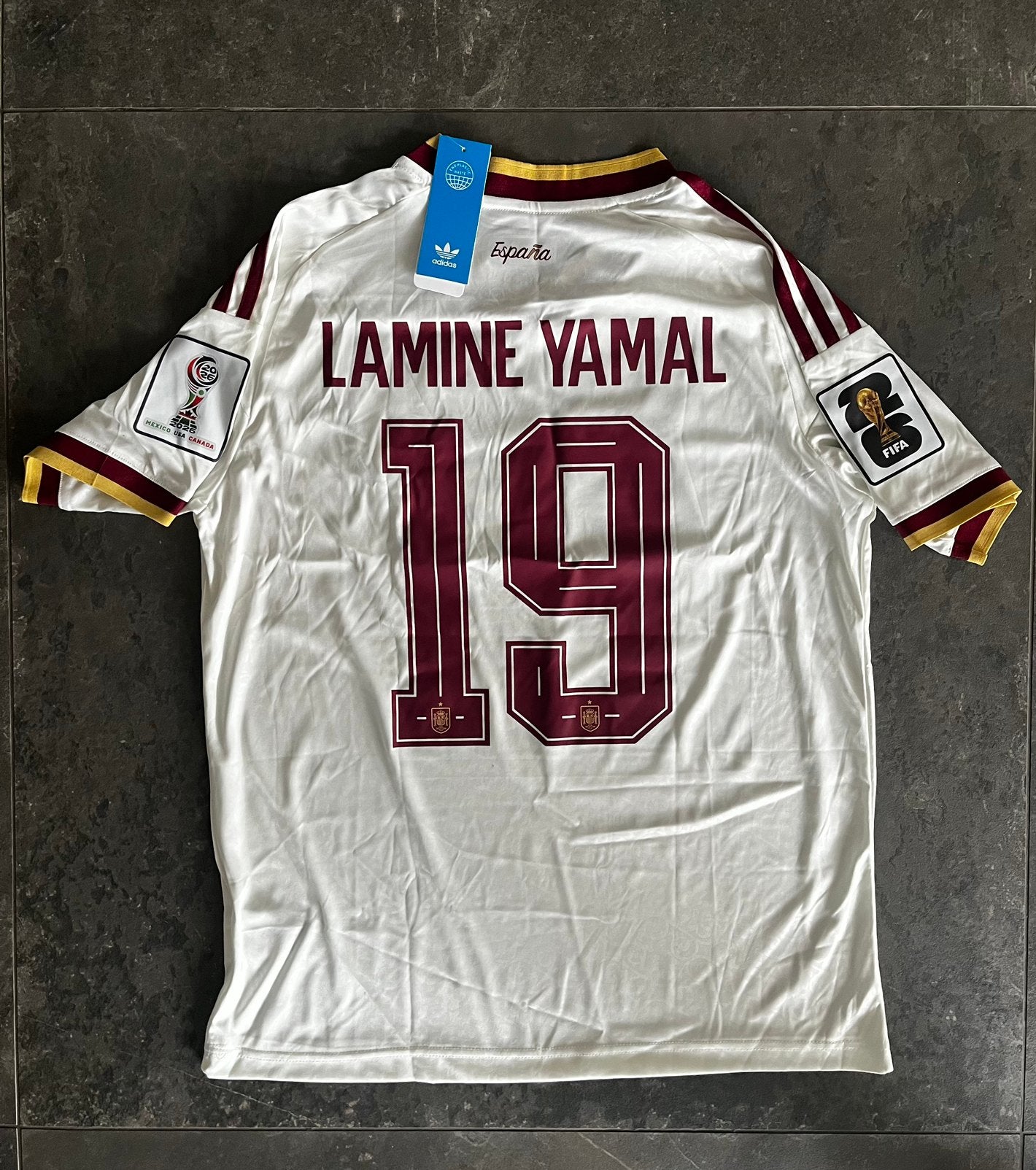 Lamine Yamal #19 Spanje WK 2026 Shirt, Maat M, Ophalen of Verzenden, Nieuw, Shirt