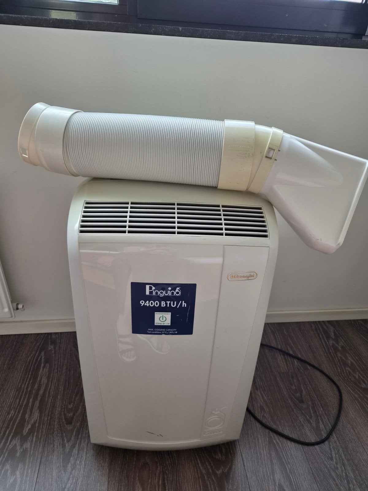 Delonghi Pinguino Mobiele Airco 9400 BTU/h PAC N81, Ophalen, Gebruikt, Timer, 3 snelheden of meer