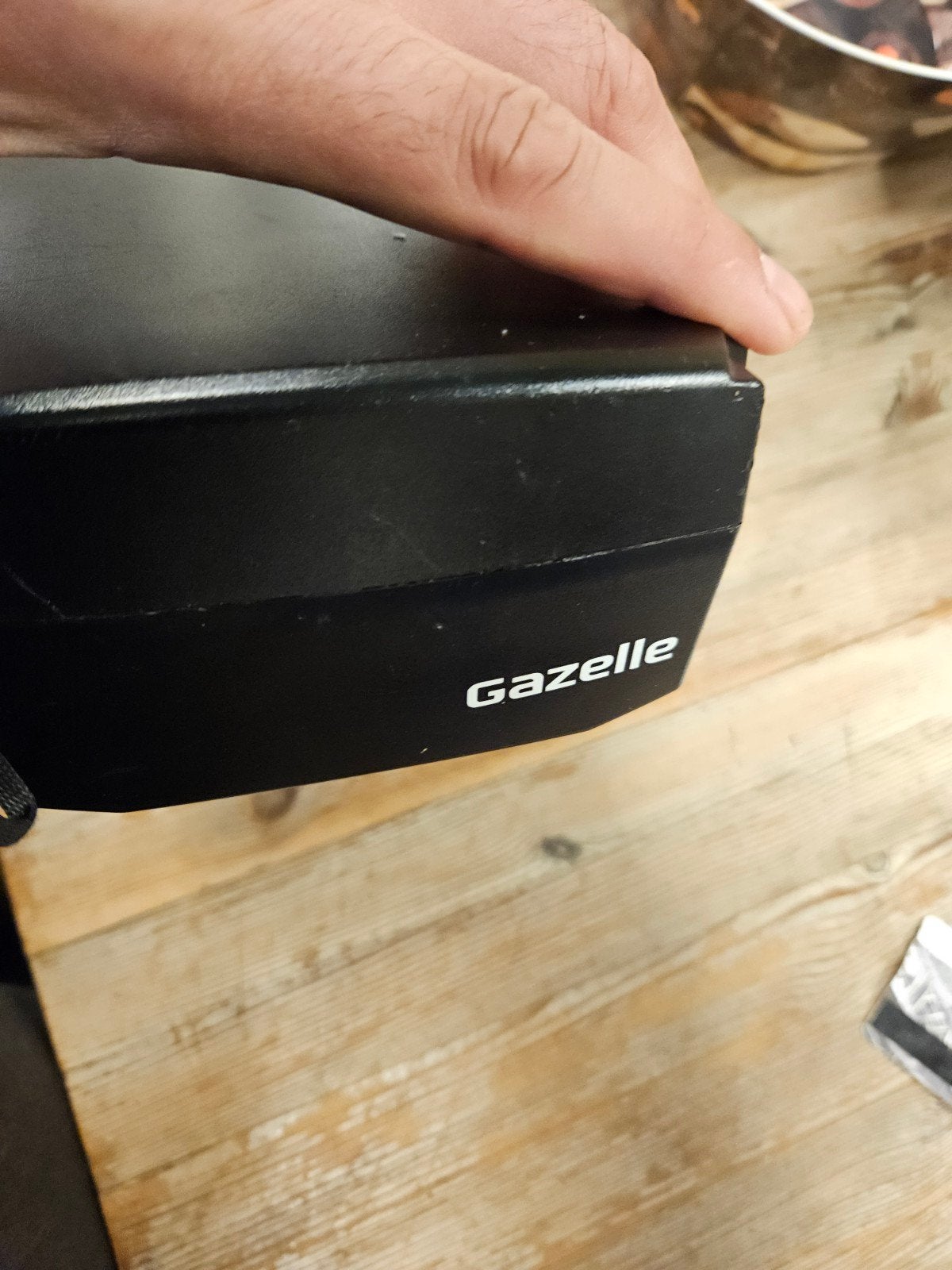 Gazelle Panasonic fietsaccu (defect), Ophalen of Verzenden, Gebruikt