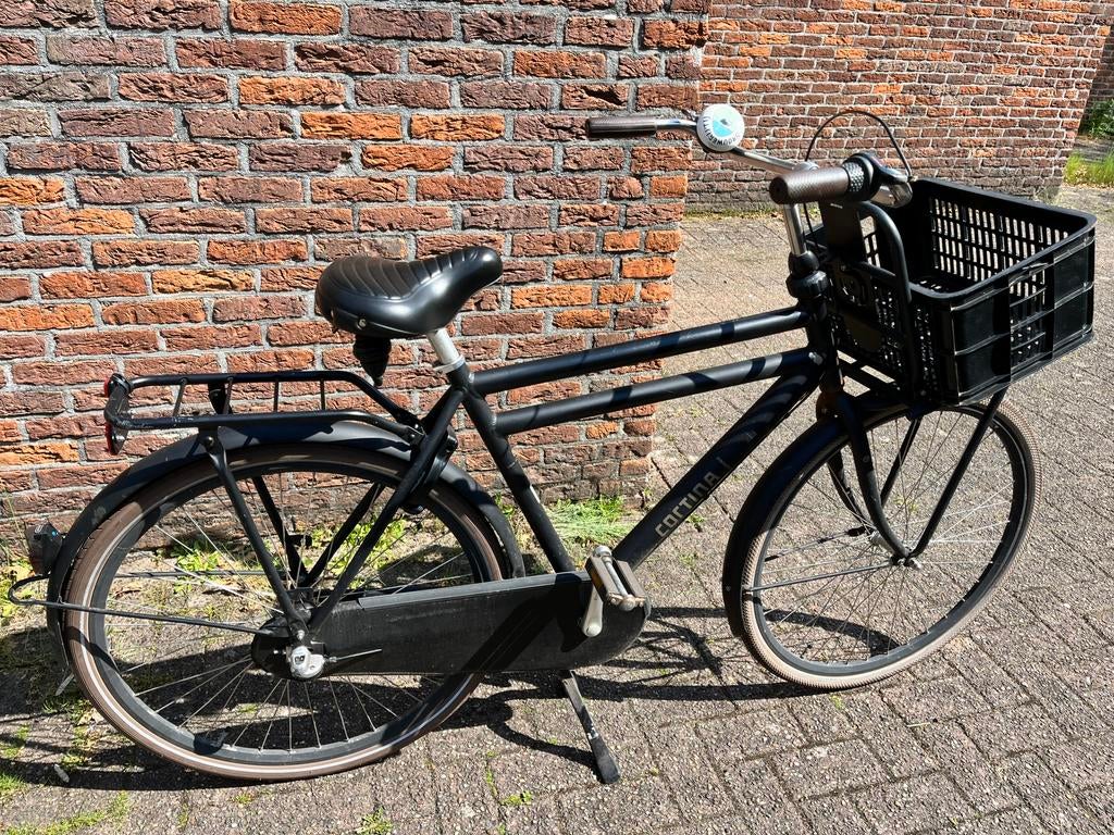 Zwarte Cortina heren fiets, Ophalen, Gebruikt, Overige merken