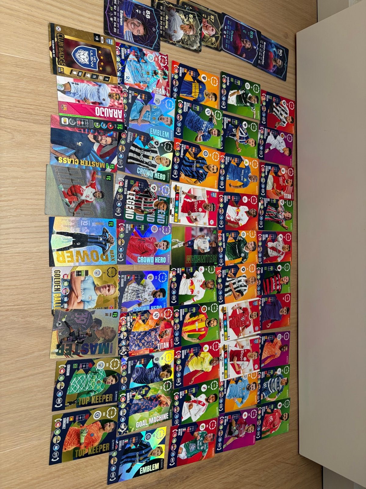 Panini Voetbal Kaarten met Golden Baller Erling Haaland, Verzamelen, Ophalen of Verzenden, Zo goed als nieuw, Buitenlandse clubs