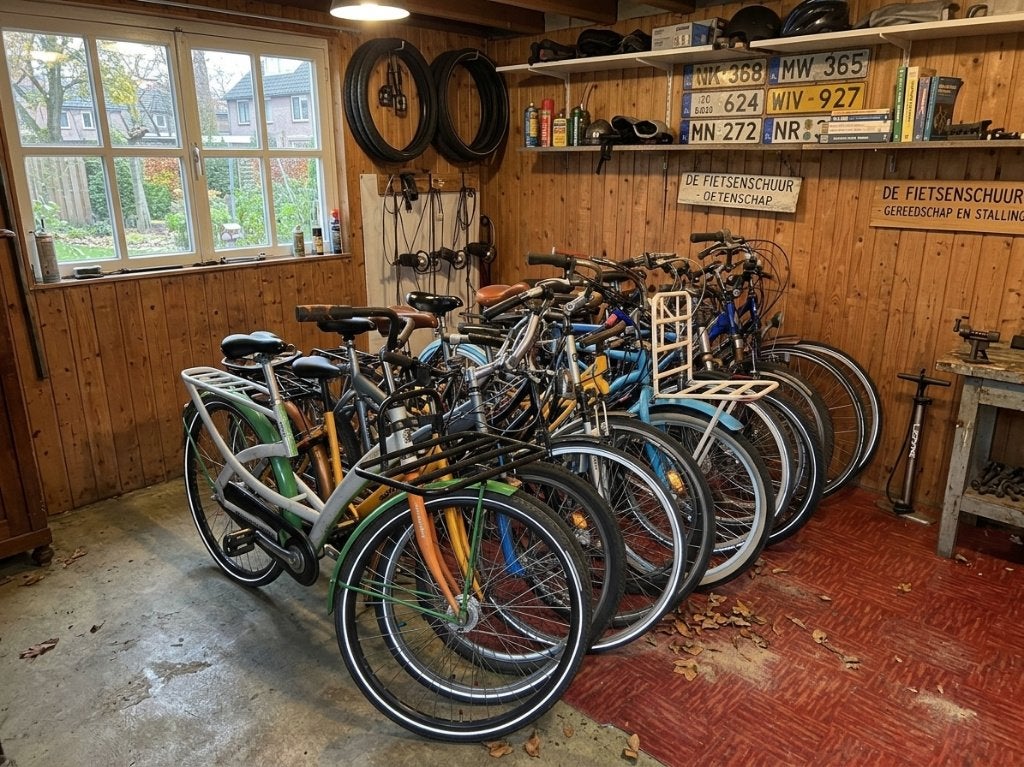 Partij 15 diverse Fietsen Loop Sloop Onderdelen klusfietsen, Fietsen en Brommers, Terugtraprem, Gebruikt, Versnellingen, 50 tot 53 cm