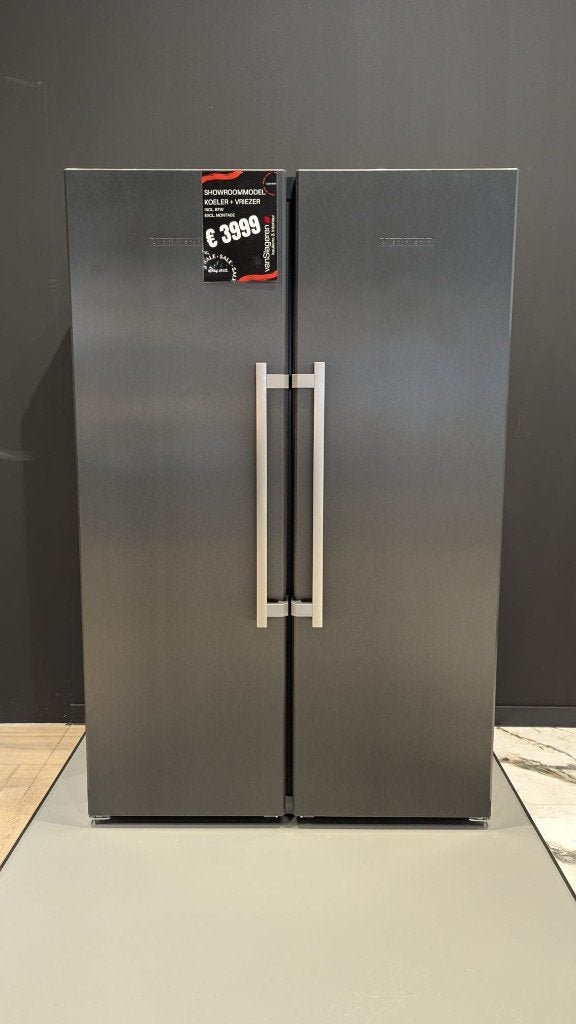 koelkast en vriezer Liebherr, Ophalen, 200 liter of meer, 60 cm of meer, Met aparte vriezer