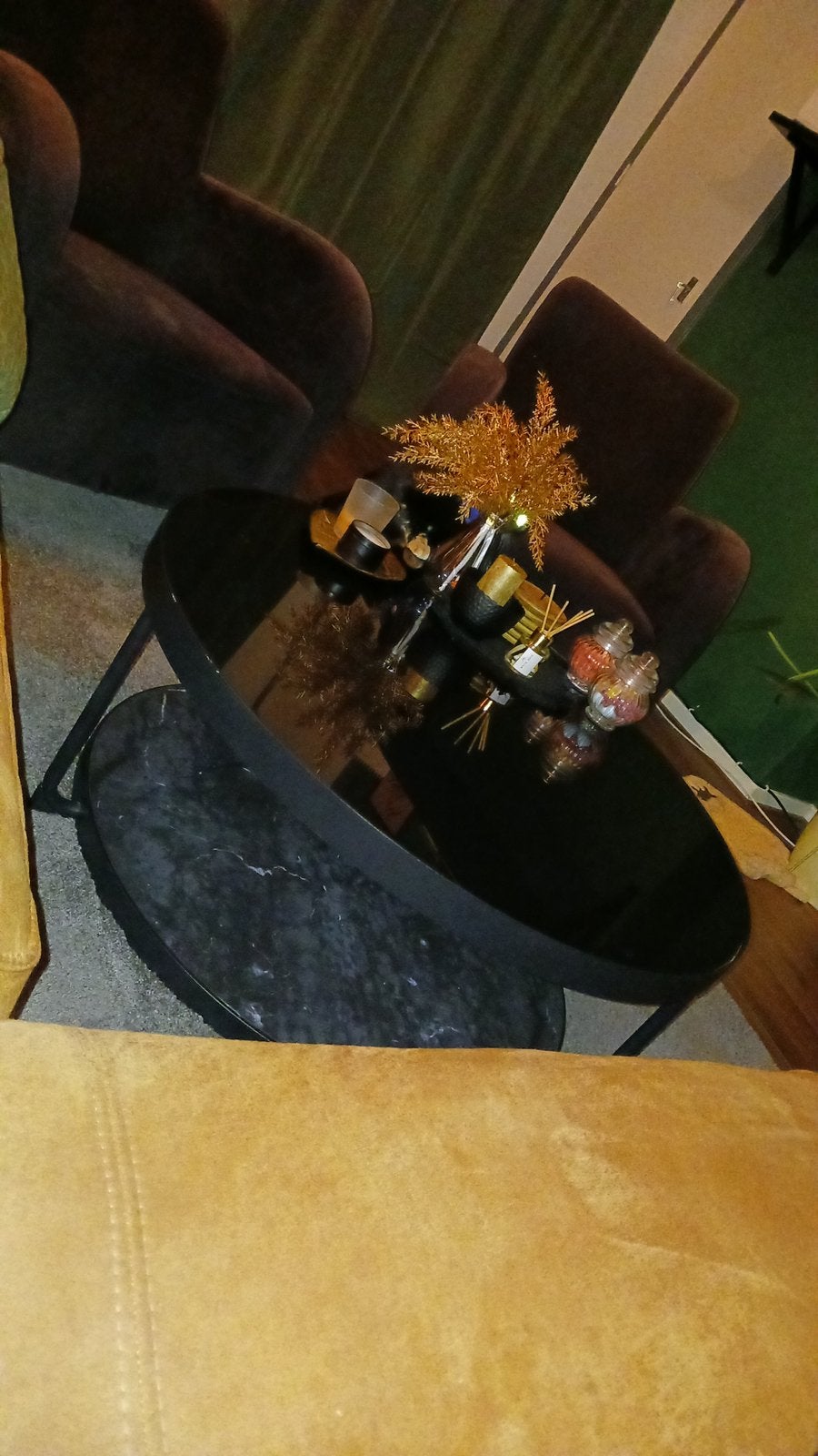 Ikea frotorp salontafel, Ophalen, Gebruikt, Rond, Glas