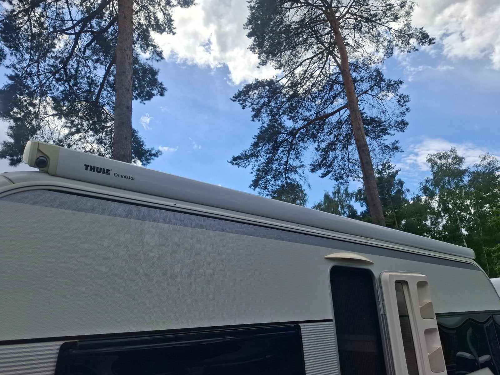Thule omnistor 9200 cassette luifel 450cm en 300cm diep, Ophalen, Gebruikt, Thule