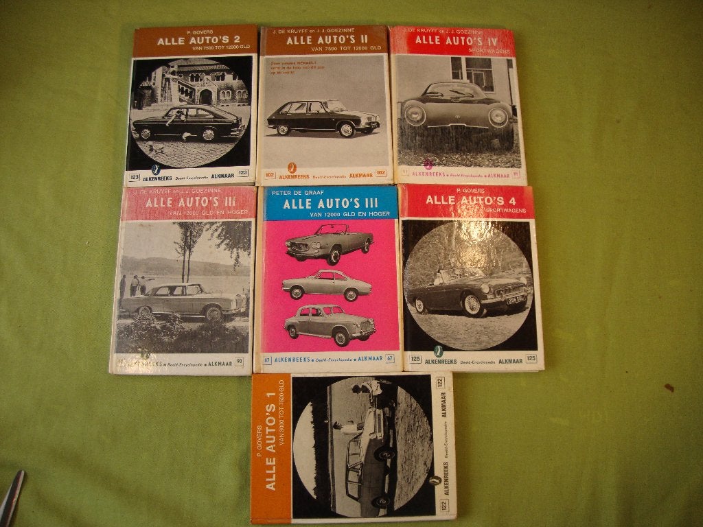 ALKENREEKS ALLE AUTO'S 7 BOEKJES, Boeken, Gelezen, Algemeen, Ophalen of Verzenden, Diverse Auteurs