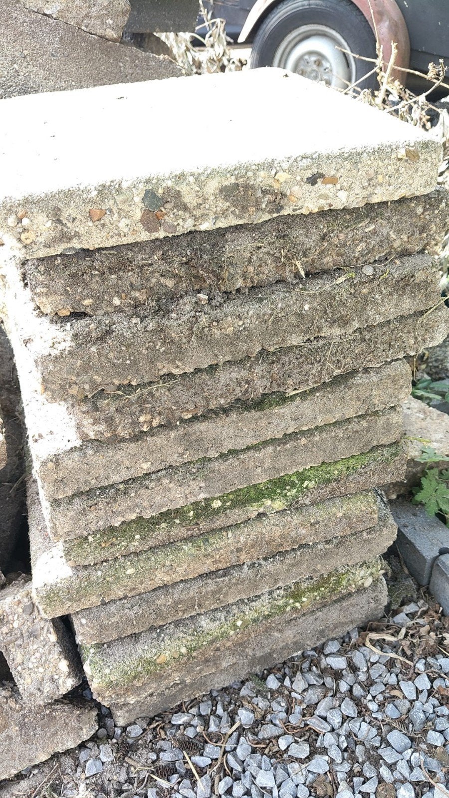 30x30 tegels 12 stuks, Tuin en Terras, Ophalen of Verzenden, Gebruikt, Beton, Terrastegels