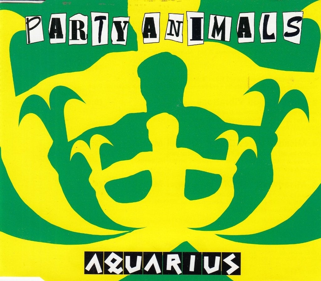 CD-MAXI-SINGLE - 1996 - Party Animals – Aquarius, Ophalen of Verzenden, Zo goed als nieuw, Dance en House