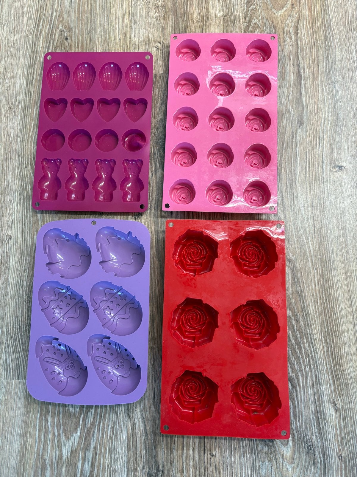 Siliconen Bakvormen - Diverse Vormen, Ophalen of Verzenden, Meerkleurig, Overige merken, Rubber/elastomeren