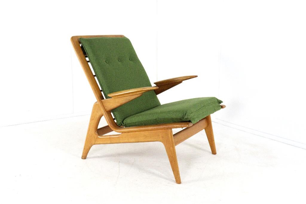 Fauteuil vintage zeldzaam Rob parry stijl - nieuwe bekleding, Huis en Inrichting, Fauteuils, Gebruikt, -, 75 tot 100 cm, Ophalen of Verzenden