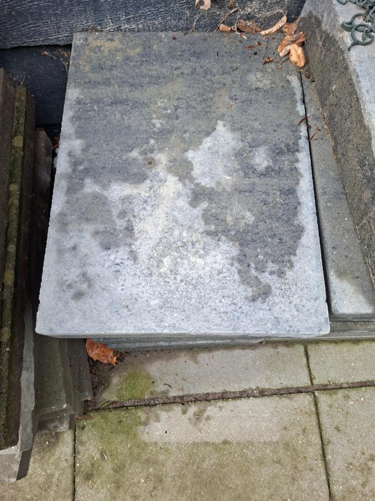 21 grijze 40x30 betontegels, Ophalen of Verzenden, Vierkant