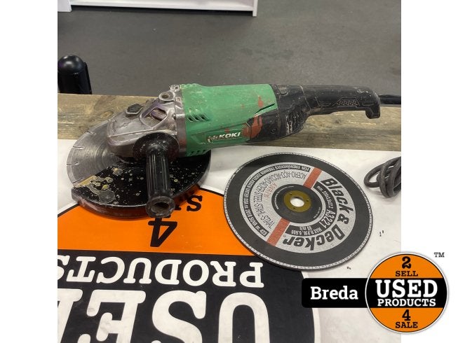 Hikoki G23SW2 2200W Disc Grinder 2019 - Bedraad, Hikoki, Zo goed als nieuw, Support@hikoki.com, 5-1, Nishiarai, 3-chome, Adachi-ku, 
Tokyo 123-0843
Japan