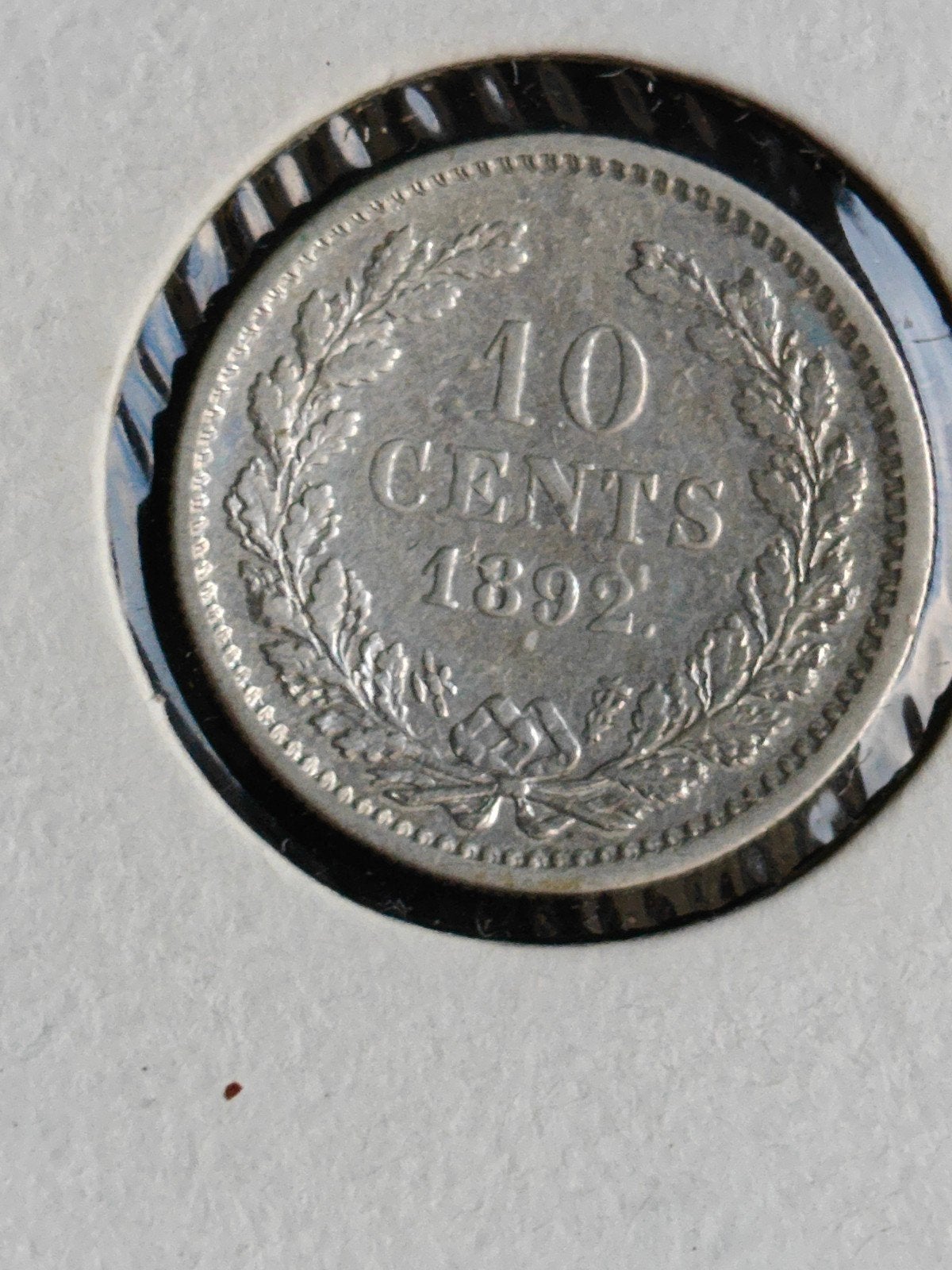 Zeldzame 10 cent 1892 Wilhelmina - Schaars muntstuk, Postzegels en Munten, Zilver, Ophalen of Verzenden, 10 cent, Koningin Wilhelmina