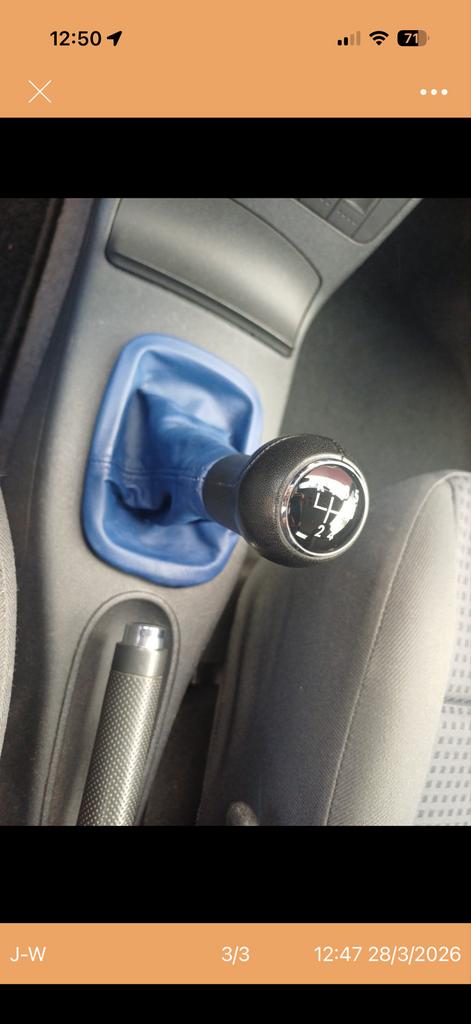 Blauwe pookhoes voor Volkswagen Lupo, Auto-onderdelen, Interieur en Bekleding, Ophalen of Verzenden, Gebruikt, Volkswagen