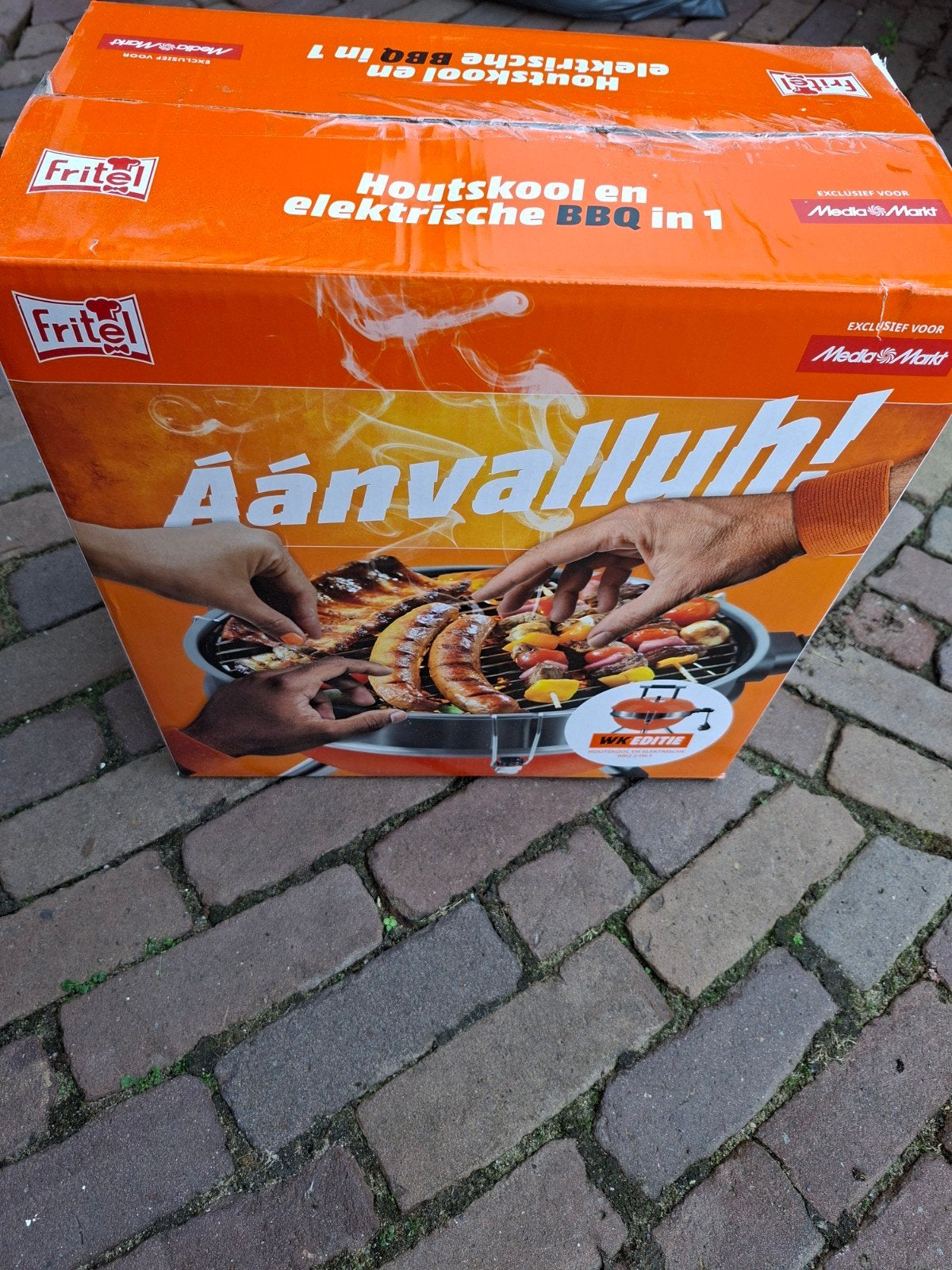 Fritel Houtskool en Elektrische BBQ 2-in-1 - Nieuw in doos, Ophalen of Verzenden, Nieuw, Fritel