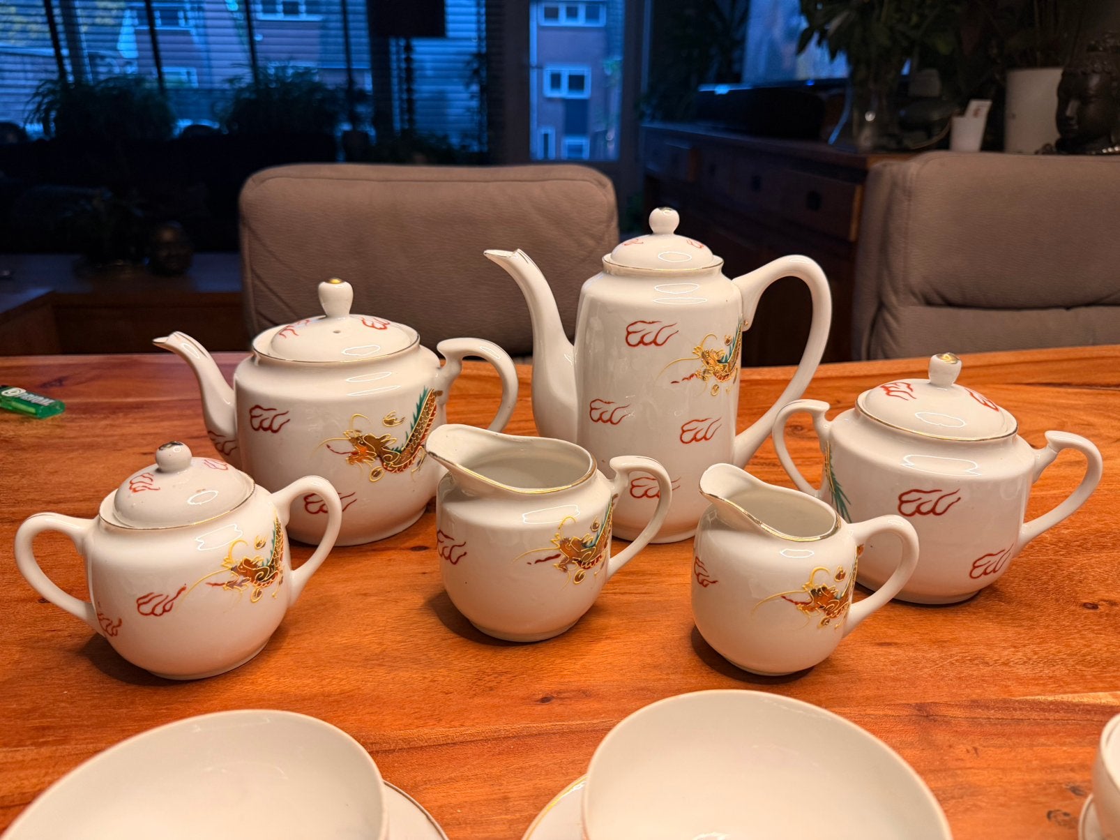 Vintage Japanse Drakenset (Lucky Best Porcelain), Ophalen
