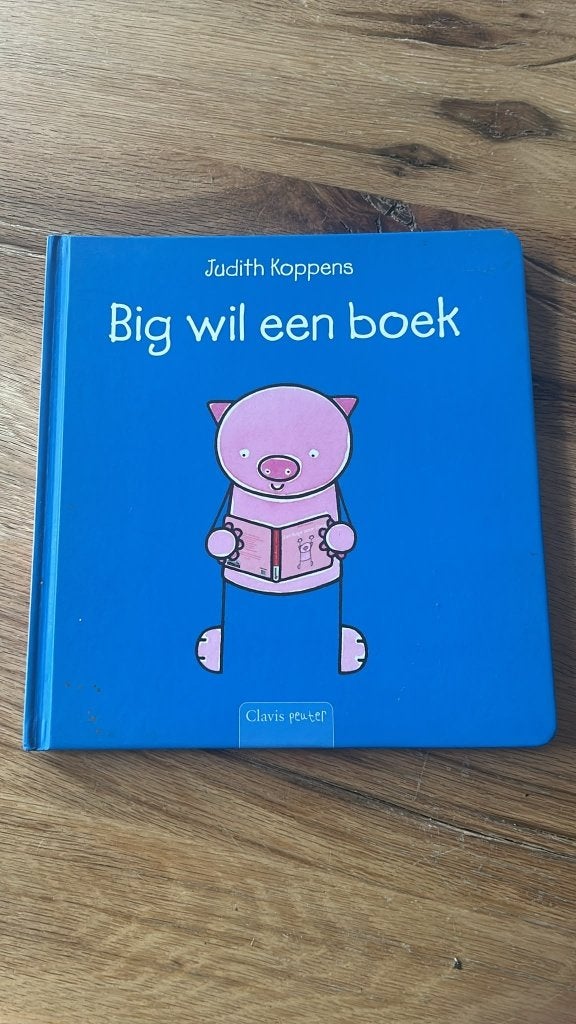Big wil een boek - Judith Koppens (Prentenboek), Ophalen of Verzenden, Zo goed als nieuw, Judith Koppens, Prentenboek