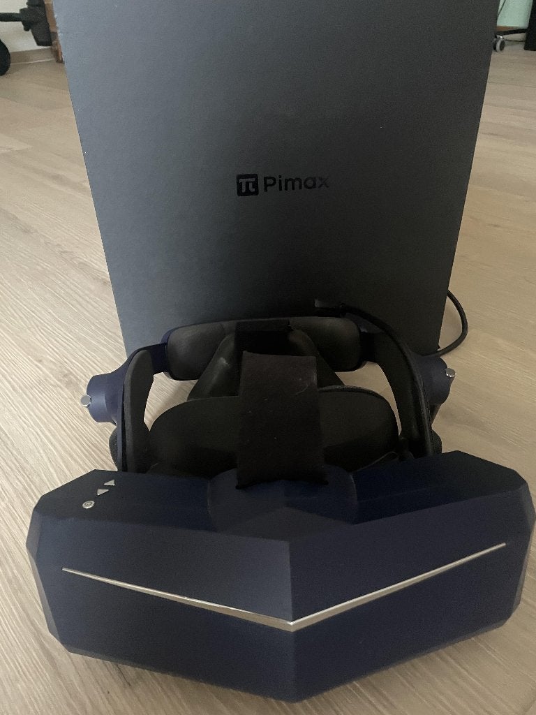 Pimax Vision 8K X & dmas & Handtracking & 2 base stations, Spelcomputers en Games, Virtual Reality, Ophalen, Gebruikt, VR-bril