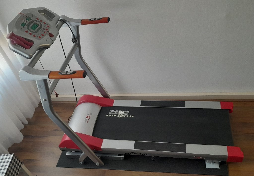 Christopeit loopband tm-1 inclusief Horizon onderlegmat, Ophalen, Gebruikt, Loopband