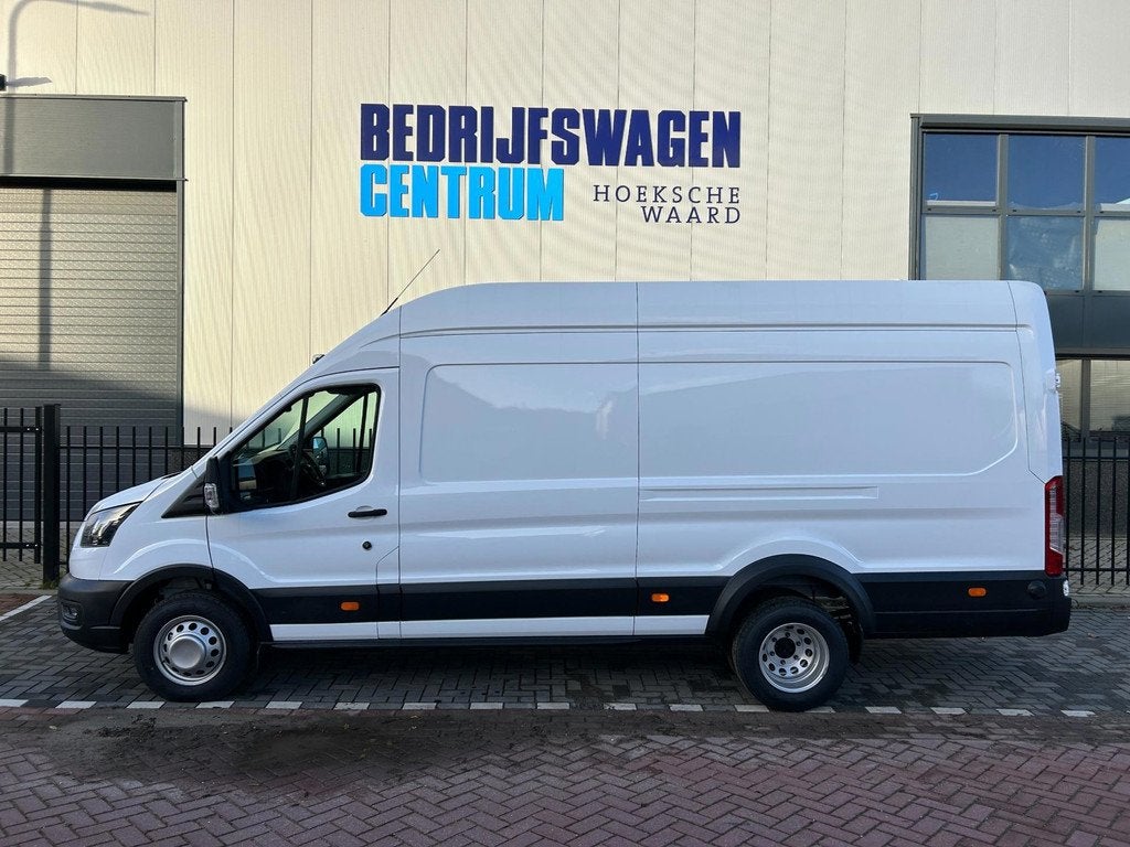 Ford TRANSIT 500 2.0TDCI 170PK L4H3 Trend RWD DL Automaat, Auto's, Bestelauto's, Automaat, 12 maanden, 4 cilinders, Wit