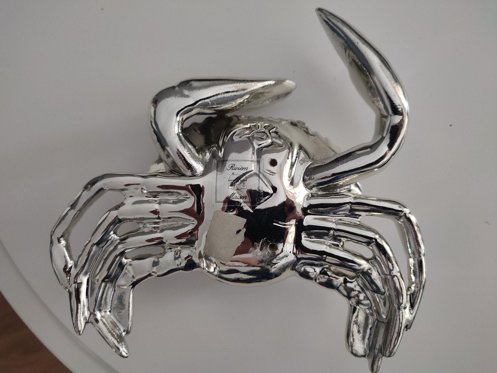 Riviera Maison aluminium krab decoratie, Ophalen of Verzenden, Zo goed als nieuw