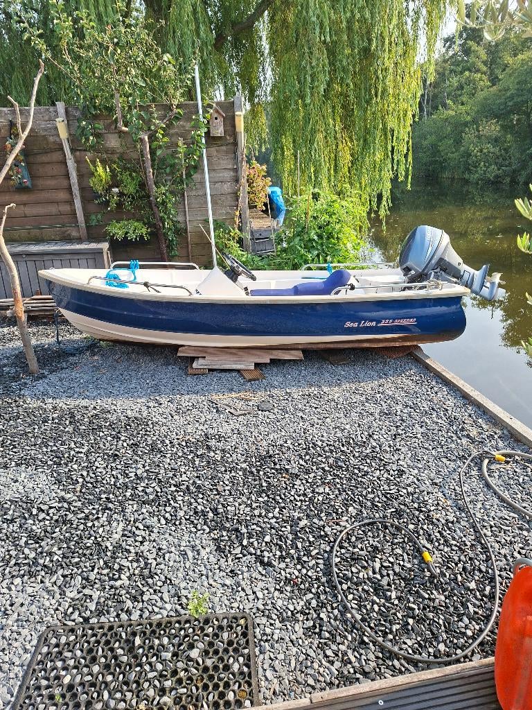 Sea Leon Marine 325 Yamaha 4takt 8pk, Ophalen, Tot 10 pk, Zo goed als nieuw, 3 tot 6 meter