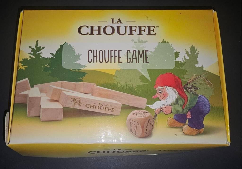 La Chouffe Game - Stapelspel met dobbelsteen, Hobby en Vrije tijd, Gezelschapsspellen | Bordspellen, Vijf spelers of meer, Ophalen of Verzenden
