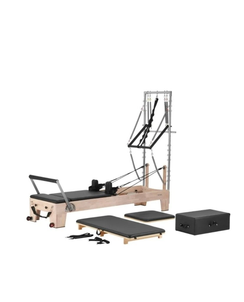 Zeer solide Pilates Reformer van esdoornhout (€1500 nieuw), Ophalen, Zo goed als nieuw, Overig